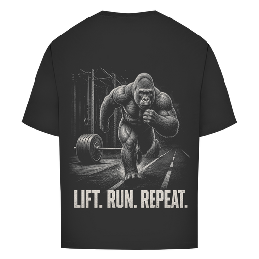 FORVYN LIFT. RUN. REPEAT. – Oversized T-Shirt