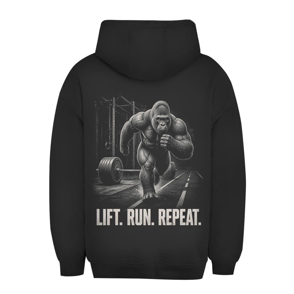 FORVYN LIFT. RUN. REPEAT. – Oversized Hoodie