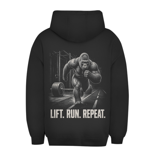 FORVYN LIFT. RUN. REPEAT. – Oversized Hoodie