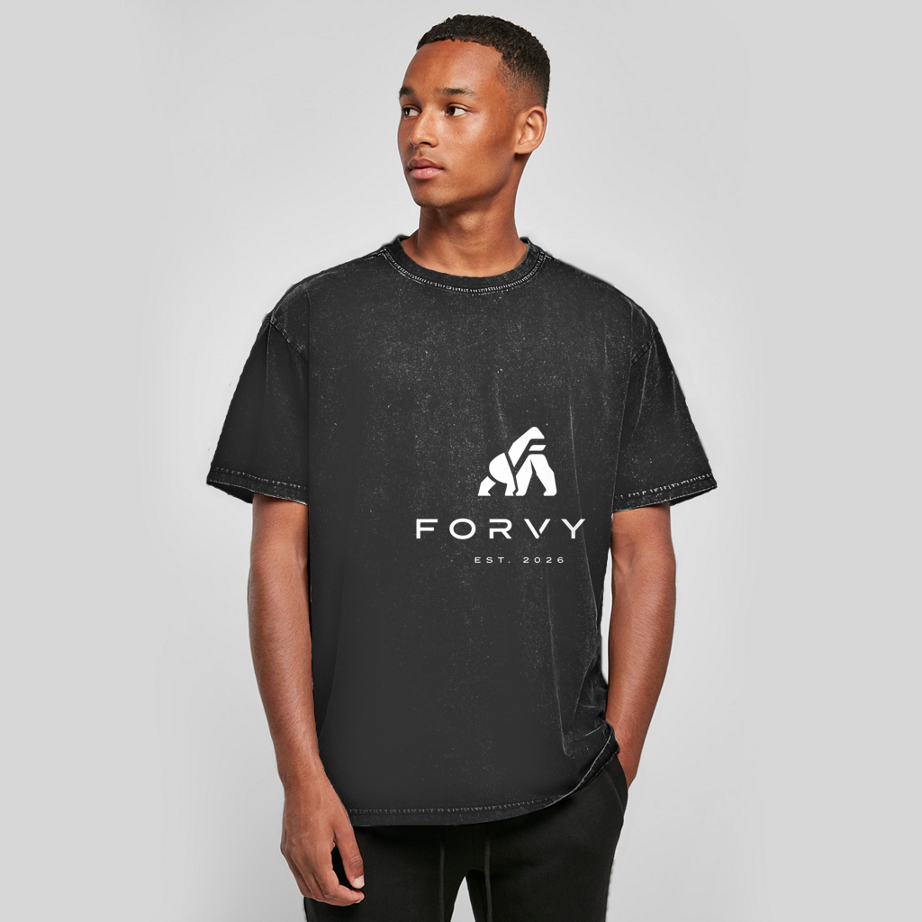 FORVYN BUILT SET BY SET. – Washed Oversized T-Shirt