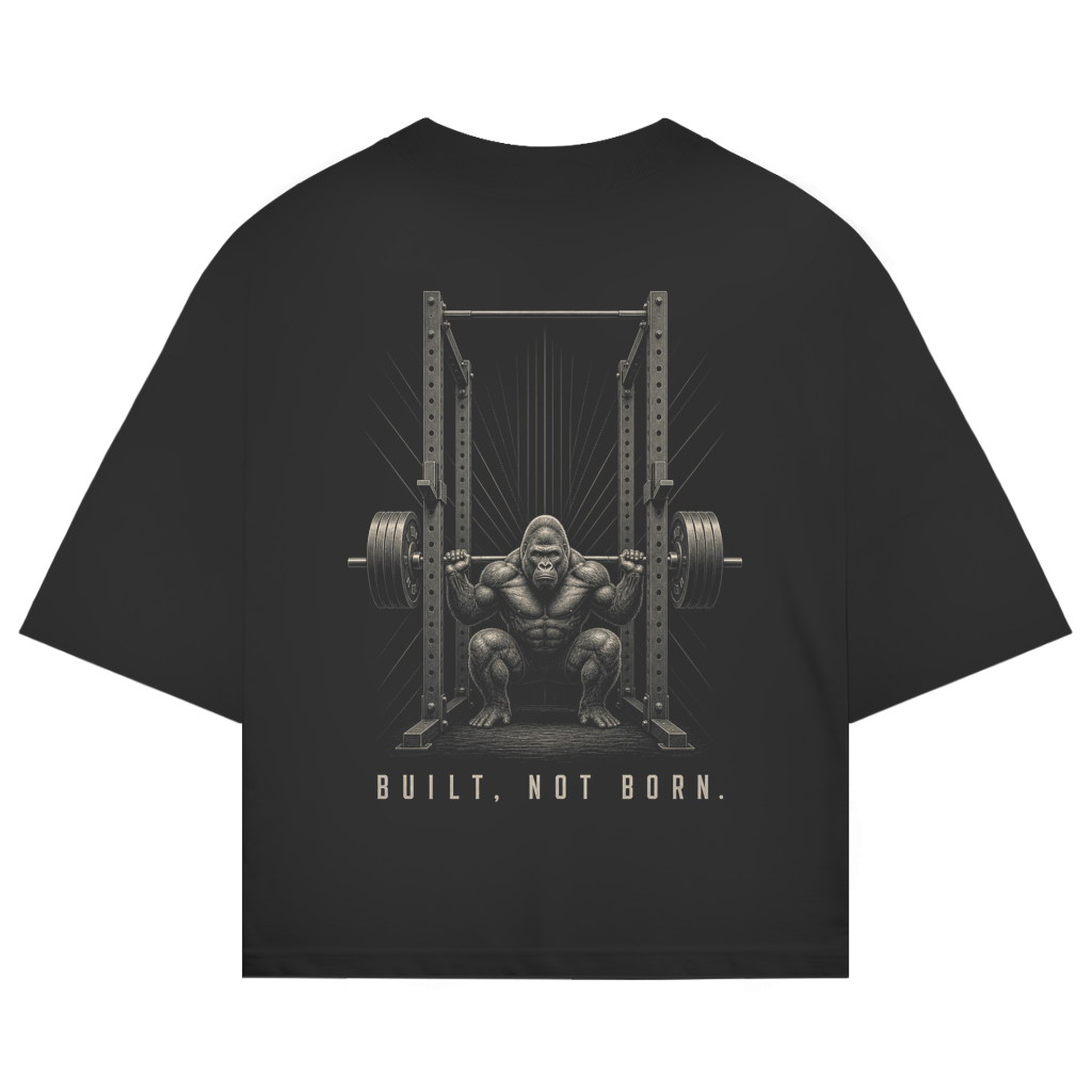 FORVYN BUILT, NOT BORN. – Premium Organic Oversized T-Shirt