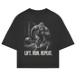 FORVYN LIFT. RUN. REPEAT. – Premium Organic Oversized T-Shirt