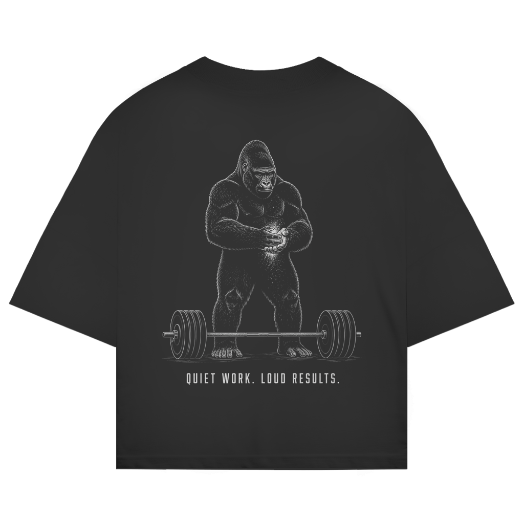 FORVYN QUIET WORK. LOUD RESULTS. – Premium Organic Oversized T-Shirt