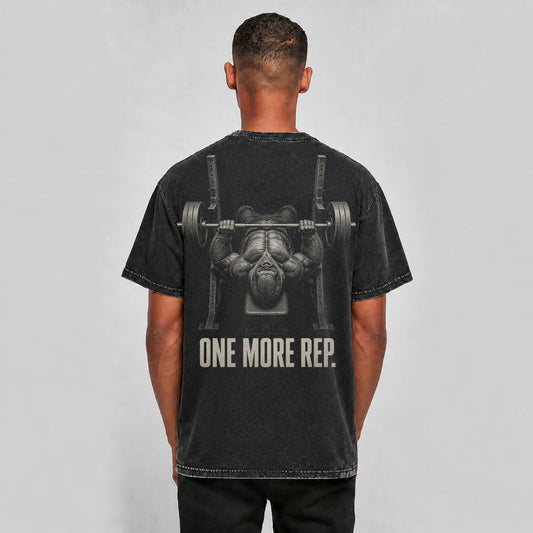 FORVYN ONE MORE REP. – Washed Oversized T-Shirt