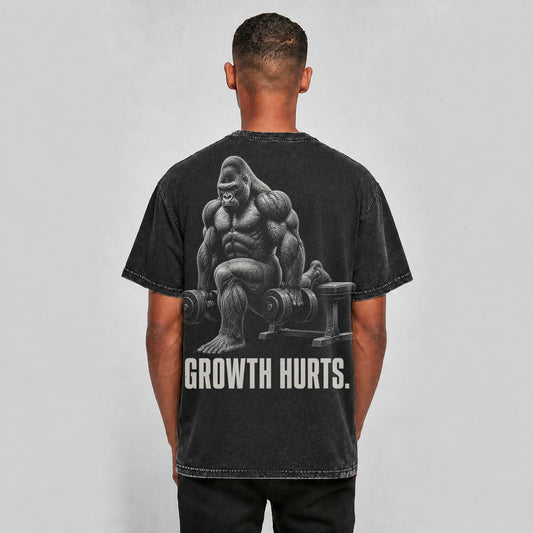 FORVYN GROWTH HURTS. – Washed Oversized T-Shirt
