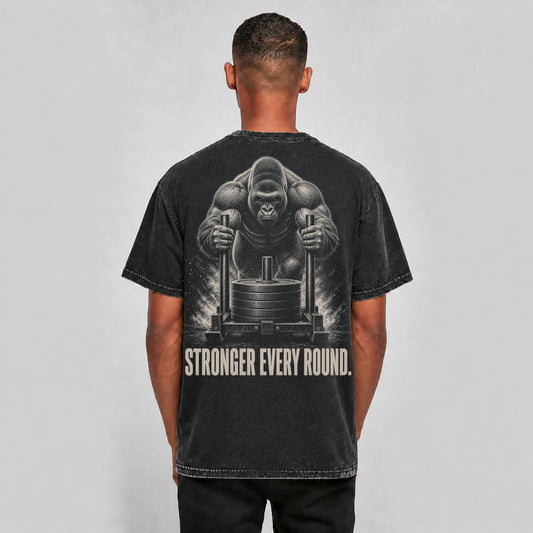 FORVYN STRONGER EVERY ROUND. – Washed Oversized T-Shirt