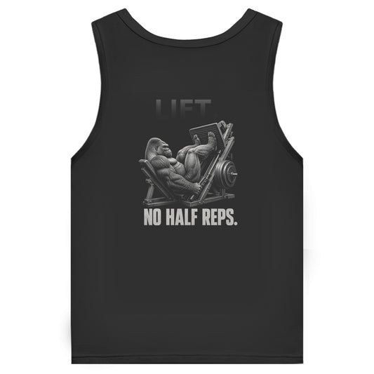 FORVYN NO HALF REPS – Black – Rückansicht