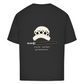 FORVYN Oversize-T-Shirt „CALM UNDER PRESSURE“ in Schwarz – Rückansicht.