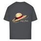 FORVYN Oversize-T-Shirt „FREE SPIRIT“ in Charcoal – Rückansicht.
