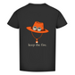 FORVYN T-Shirt mit normalem Schnitt „KEEP THE FIRE“ in Schwarz – Rückansicht.