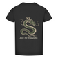 FORVYN T-Shirt mit normalem Schnitt „LONG GAME“ in Schwarz – Rückansicht.