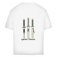 FORVYN Oversize-T-Shirt „QUIET FOCUS“ in Weiß – Rückansicht.