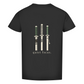 FORVYN T-Shirt mit normalem Schnitt „QUIET FOCUS“ in Schwarz – Rückansicht.
