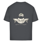 FORVYN Oversize-T-Shirt „QUIET STRENGTH“ in Charcoal – Rückansicht.