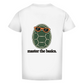 FORVYN T-Shirt mit normalem Schnitt „THE BASICS“ in Weiß – Rückansicht.